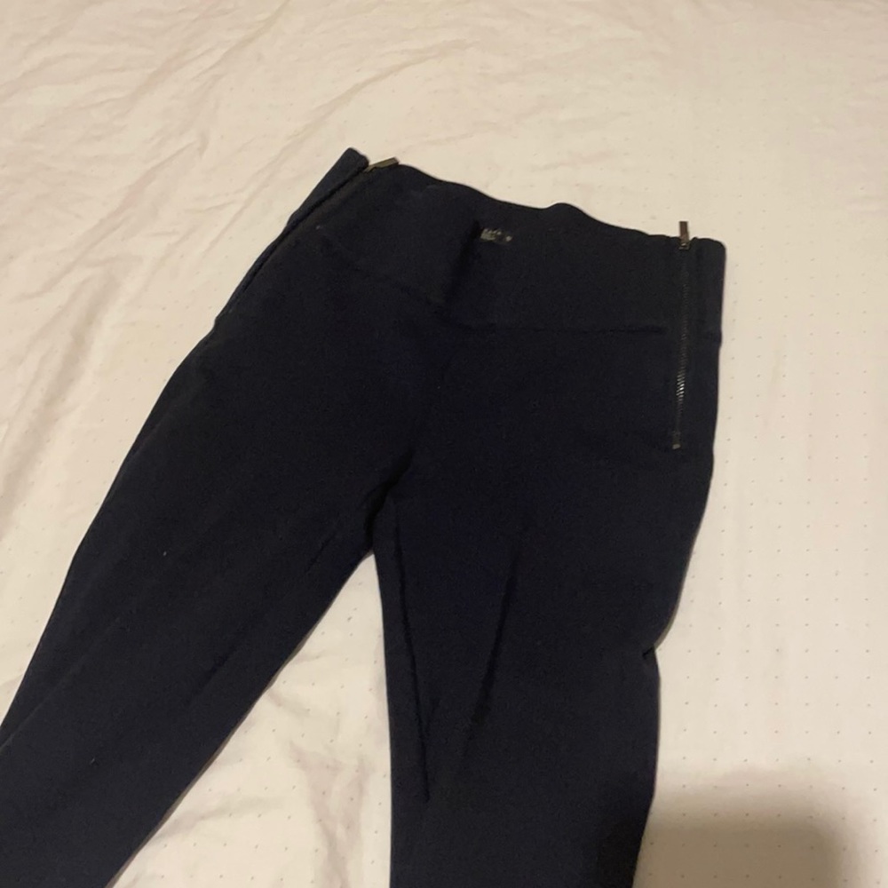 Navy blue tights Zara size xs. Cute zippers .